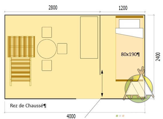 Plattegrond beneden